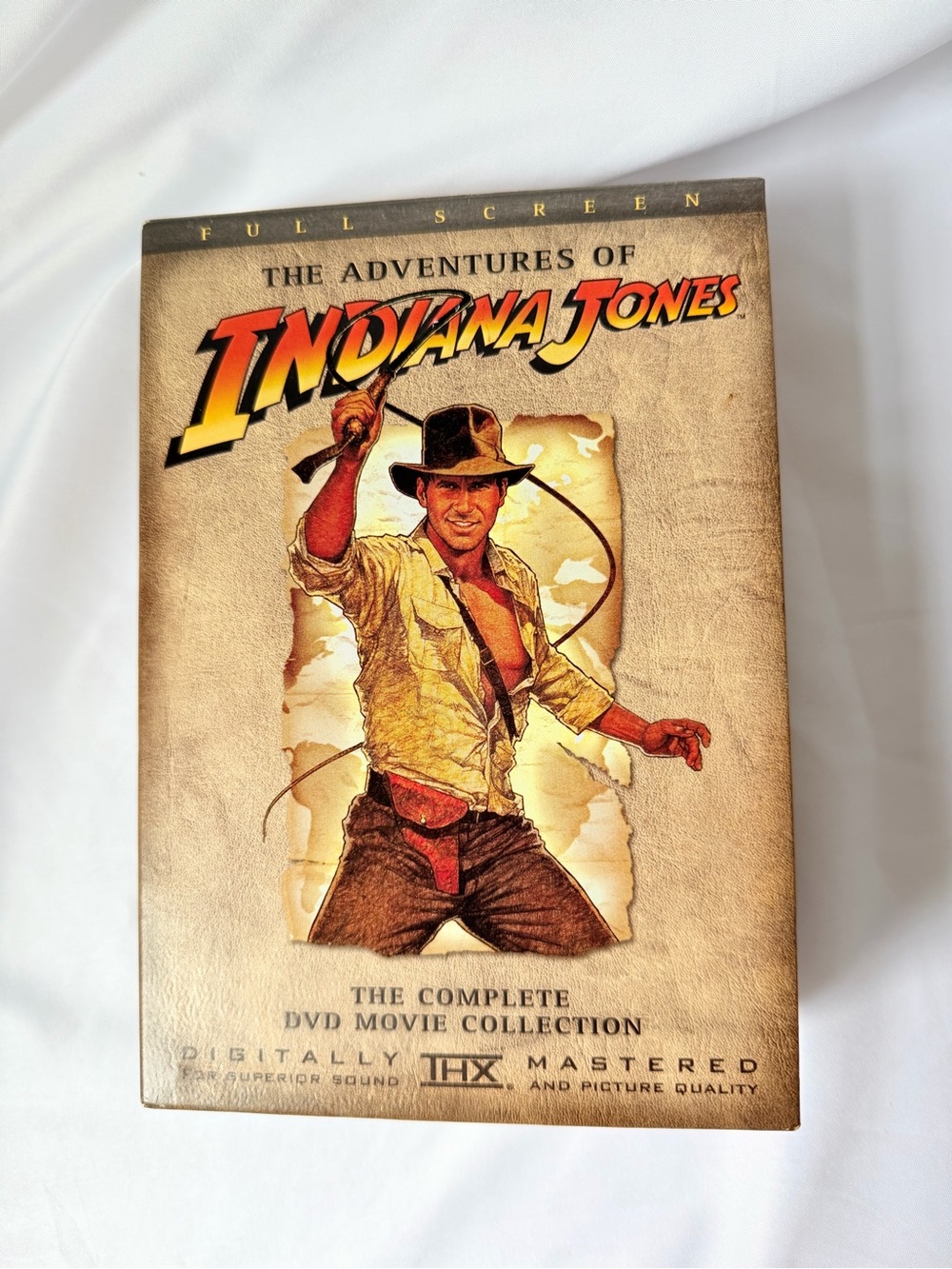 The Adventures of Indiana Jones Complete DVD Movie Collection Full Screen 4-Disc